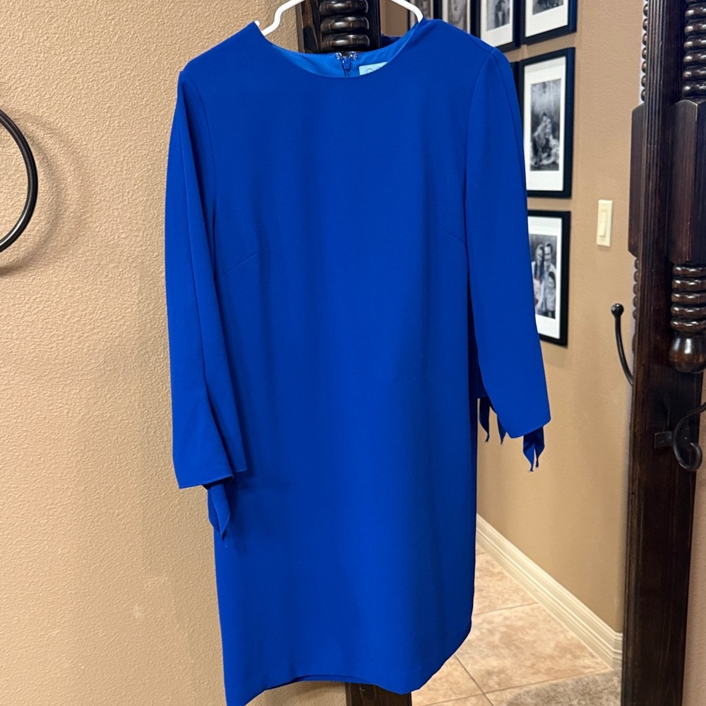 CeCe Royal Blue Long Sleeve Dress